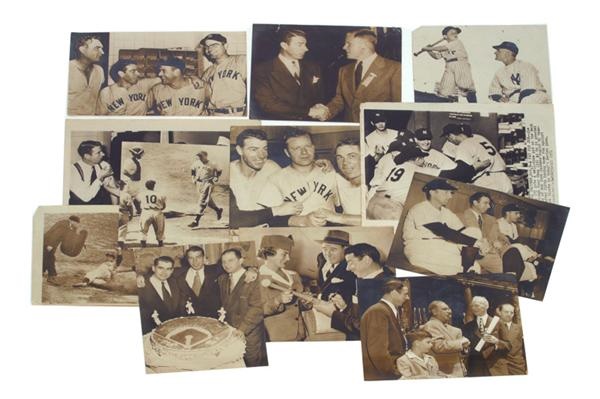 January 2005 Internet Auction - Vintage Lot of Joe DiMaggio Wire Photos (12)