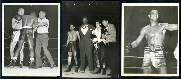 January 2005 Internet Auction - 1930s-50s Vintage Boxing Wire Photo Collection (28)