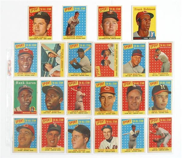 January 2005 Internet Auction - 1958 Topps Baseball Stars Collection (22)