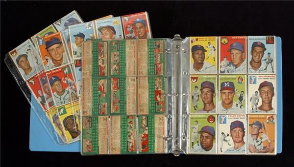 January 2005 Internet Auction - 1954 Topps Baseball Set