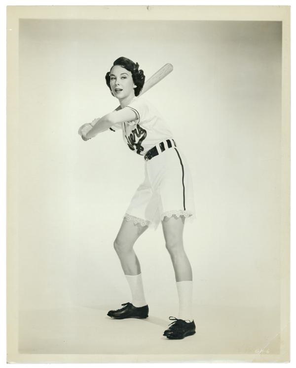 - "Gorgeous Gussie" Moran Brooklyn Dodgers Promotional 8x10's (2)