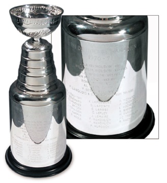 Hockey - 1970-71 Montreal Canadiens Stanley Cup Championship Trophy