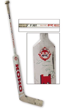 Hockey - 1994 Patrick Roy Game Used Autographed Koho Stick