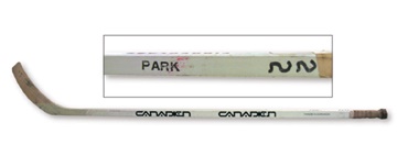 Hockey - 1970's Brad Park Game Used Canadien Stick
