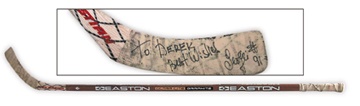 - 1990's Sergei Fedorov Game Used Autographed Easton Stick