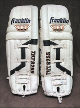 Hockey - 1997-98 Grant Fuhr Game Used Goalie Pads