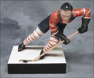 Hockey - 1930's Hockey Store Display Advertising Figure (12x12x9")