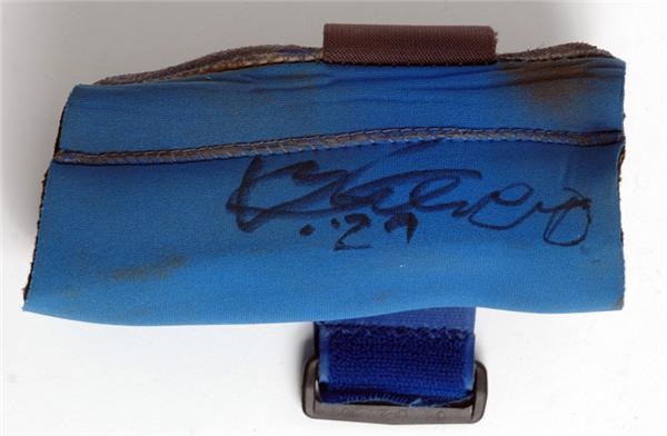 - Vladimir Guerrero Autographed Game Used Knee Brace from Jerry Morales Collection