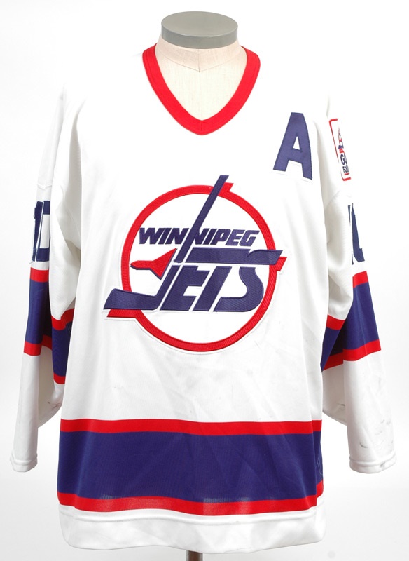 Hockey - Alexei Zhamnov Game Worn Winnipeg Jets Jersey