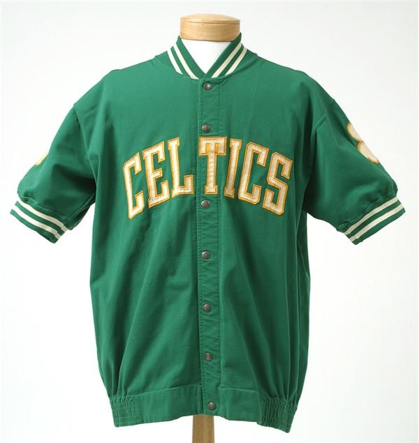 Memorabilia - Cornbread Maxwells's Game Worn Boston Celtics Warm-Up