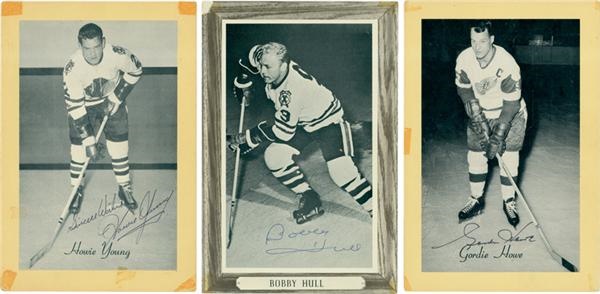 Hockey - Vintage Signed Hockey Bee Hives w/Hull/Howe/Young
