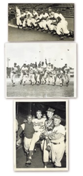 Jackie Robinson & Brooklyn Dodgers - 1950's Brooklyn Dodger Wire Photographs (17)