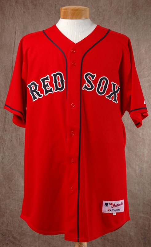 - 2005 Kevin Millar Game Worn Red Sox Home Alternate Jersey