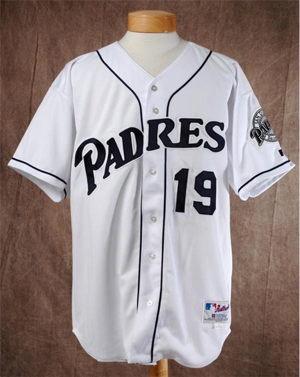 Equipment - C. 1999 Tony Gwynn Game Worn & Autographed Padres Jersey