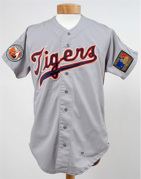 Equipment - 1994 Detroit Tigers Florida State League Minor League Game Used Jersey