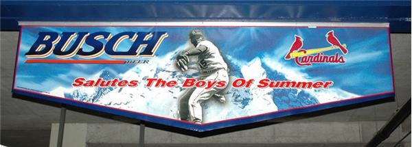 Signs Of The Times - Busch Salutes the Boys of Summer Banner