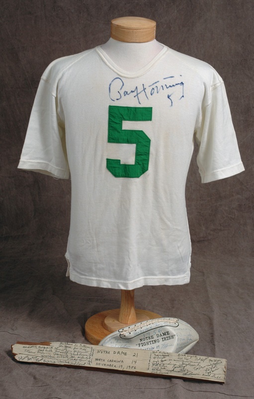 - Paul Hornung 
Collection Of Three Items.