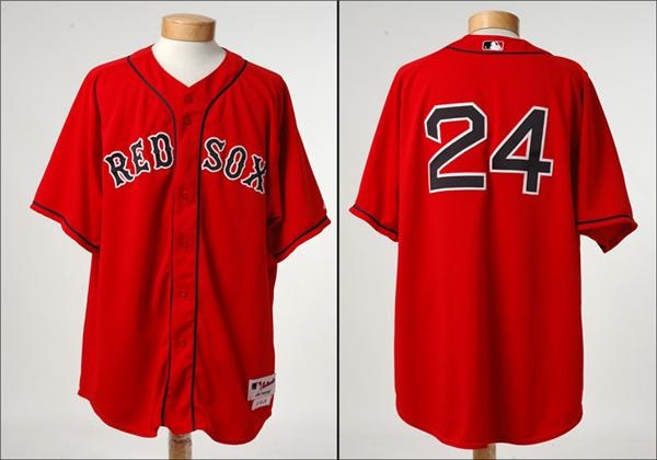 - 2005 Manny Ramirez Game Worn Boston Red Sox
 Sunday Alternate Jersey