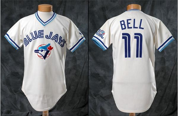- 1986 George Bell Game Worn Blue Jays Jersey