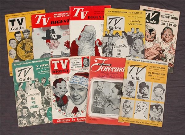 - Howdy Doody Collection Of TV Guides (9)