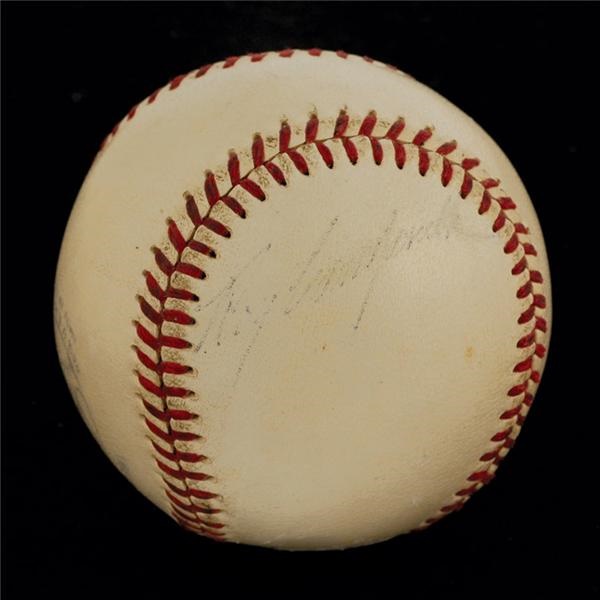 Jackie Robinson & Brooklyn Dodgers - Roy Campanella Single Signed Baseball