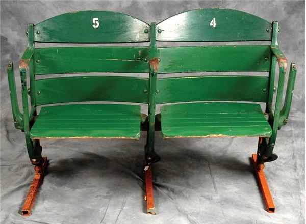 Stadium Artifacts - Wrigley Field Double Stadium Seat