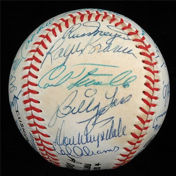 Jackie Robinson & Brooklyn Dodgers - Dodger Greats Signed Baseball