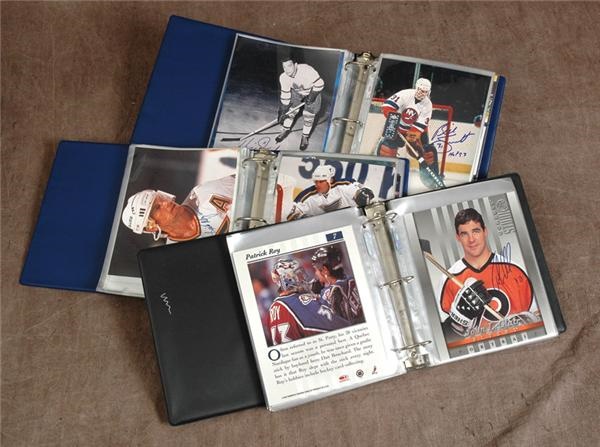Hockey Autographs - Large Group Of Over 800 Autographed Items
