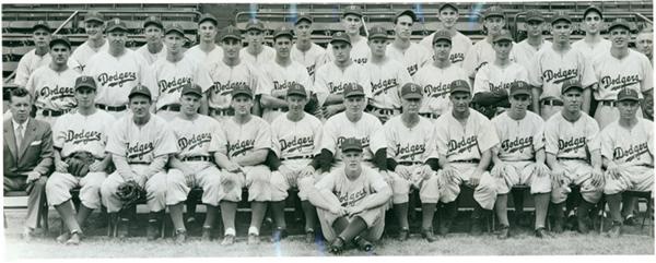Jackie Robinson & Brooklyn Dodgers - 1946 Brooklyn Dodgers Mini Panorama