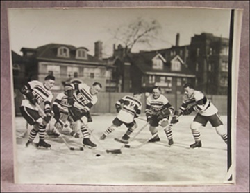 Hockey - Circa 1928 Detroit Cougars Huge Mounted Photograph (16x20")