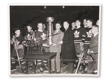 Hockey - 1945 Stanley Cup Presentation Photograph