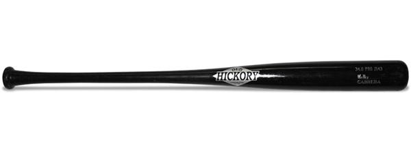 Game Used Baseball - Melky Cabrera Game Used Old Hickory Baseball Bat