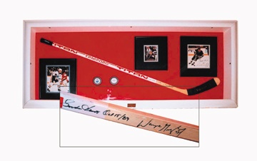 Hockey - 1989 Wayne Gretzky 1851st Record Point Game Used Stick