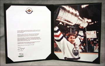 Hockey - Wayne Gretzky Signed Letter