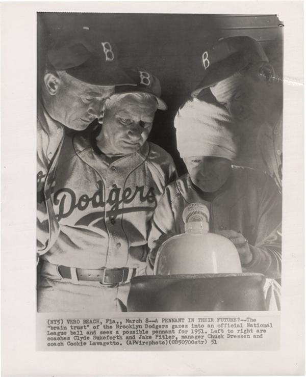 Jackie Robinson & Brooklyn Dodgers - Chuck Dressen as Swami (1951)