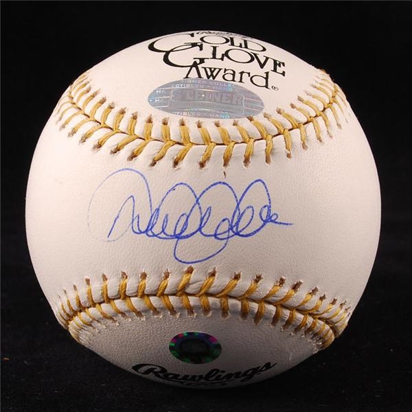 - Derek Jeter Signed Gold Glove Award Baseball Steiner