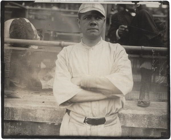 - Babe Ruth with the Boston Red Sox (Circa 1918)