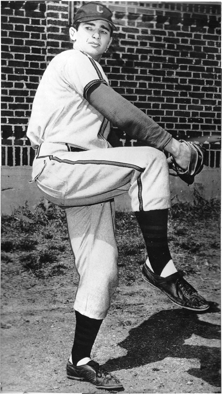 Kubina And The Mick - SANDY KOUFAX (B. 1935)<br>College Baseball, 1954