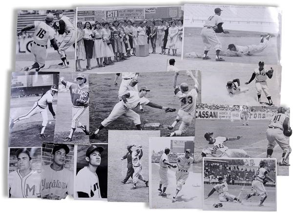 Kubina And The Mick - MEXICAN BASEBALL PHOTOGRAPHS (6,300)<br>South of the Border, 1950s-1970s