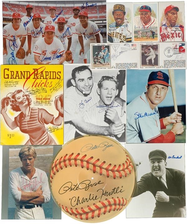 - Large Collection of Signed Baseball Flat Items (175+)