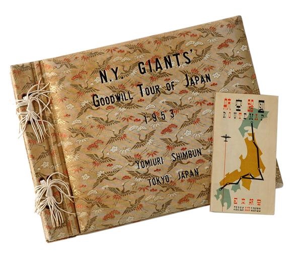 - 1953 New York Giants Tour of Japan Presentational Photo Album