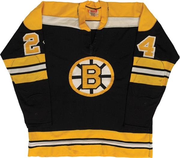 - 1972-73 Terry O’Reilly Boston Bruins Photo-Matched Game Worn Jersey