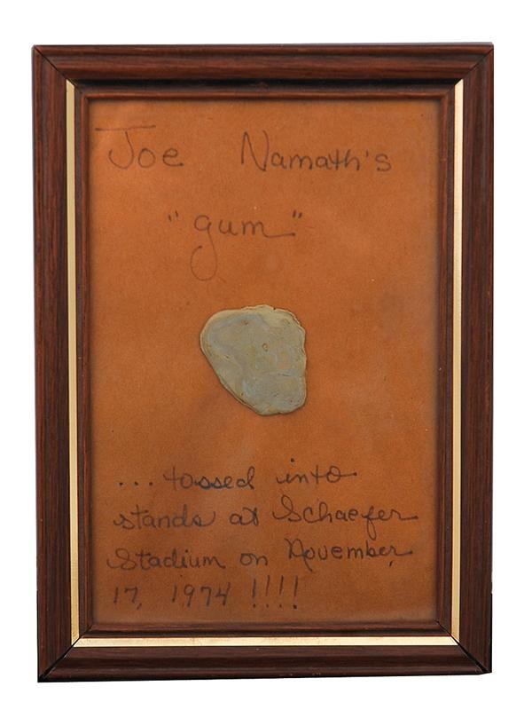 - 1974 Joe Namath's Chewing Gum