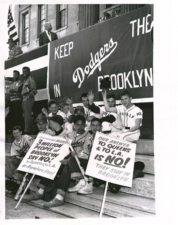 Jackie Robinson & Brooklyn Dodgers - Keep the Dodgers in Brooklyn (1957)