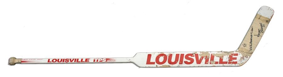 Hockey - Manon  Rheaume Game Used Autographed Team Canada Stick