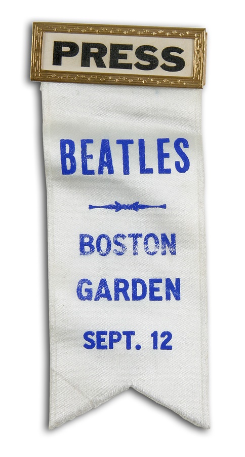 Rock 'n'  Roll - 1964 Beatles Silk Concert Badge