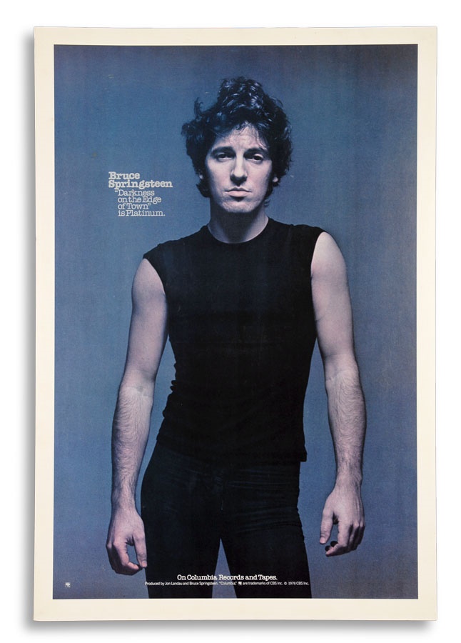 Rock 'n'  Roll - 1978 Bruce Springsteen “Darkness on the Edge of Town” Platinum Display