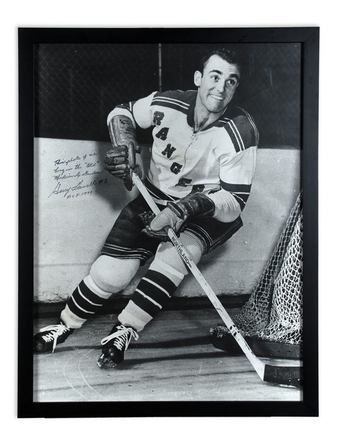 Hockey - Oversized Harry Howell Autographed Picture