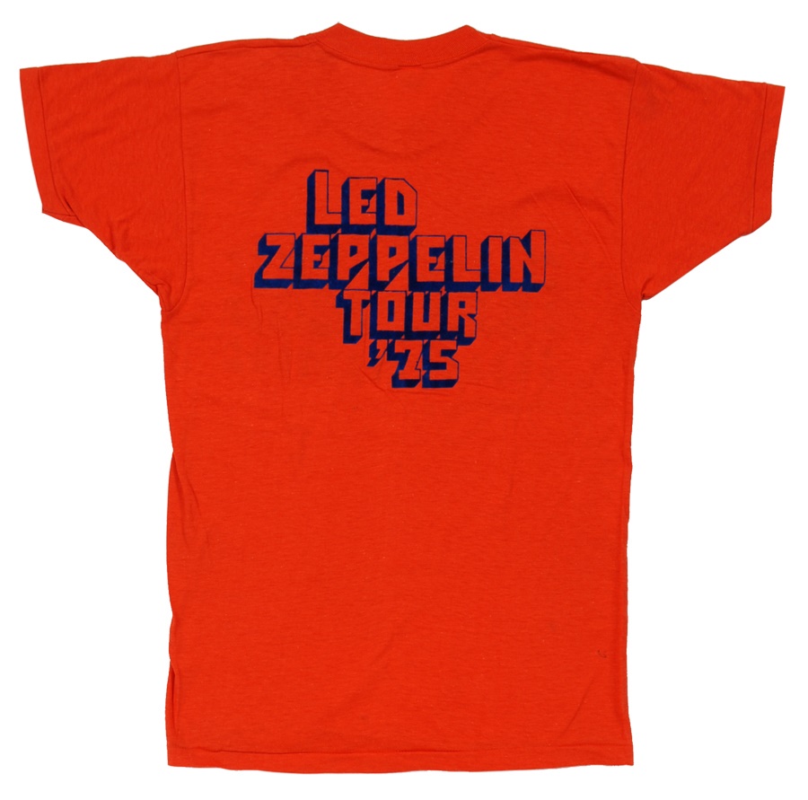 Rock 'n'  Roll - 1975 Led Zeppelin Showco Staff Concert T-Shirt