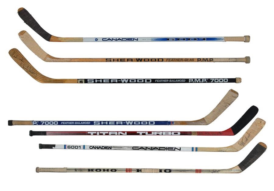 Hockey - Chicago Blackhawks Game Used Stick Lot (7)